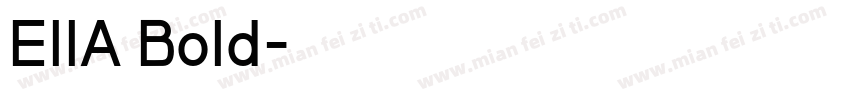 EIIA Bold字体转换